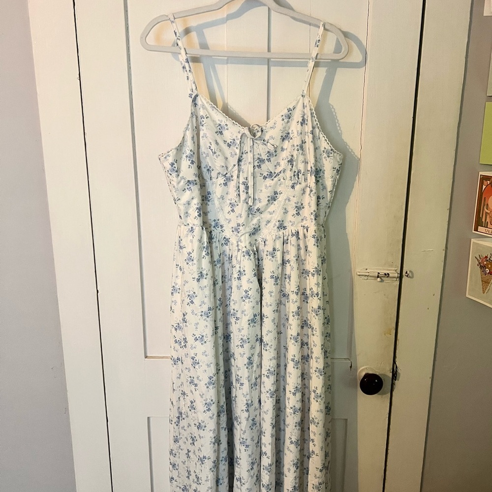 Floral Spaghetti Strap Dress